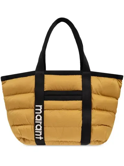 Isabel Marant Darwen Tote Bag In Yellow