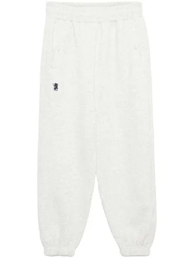 Izzue Logo Patch Track Pants In Grey