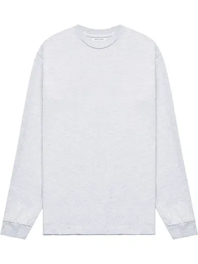 John Elliott Round Neck Long-sleeved Sweatshirt In Grey