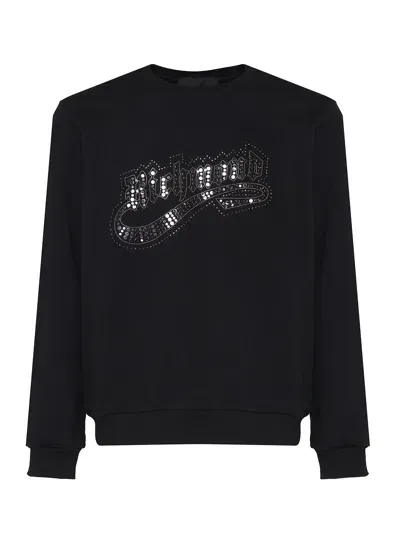 John Richmond Knit-sweater In Cotton In Black