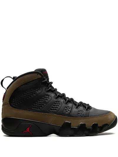 Jordan 9 Retro "olive" Sneakers In Green