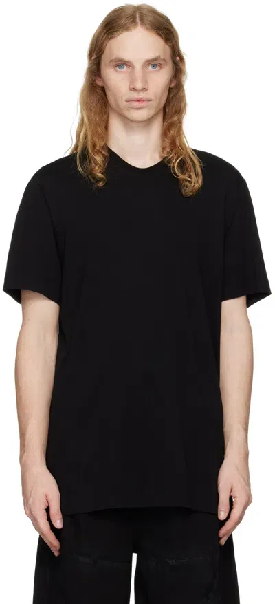 Julius Oversized Short-sleeve T-shirt In Black