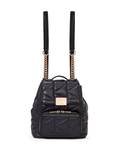 Karl Lagerfeld K/kult Small Backpack In 999 Black