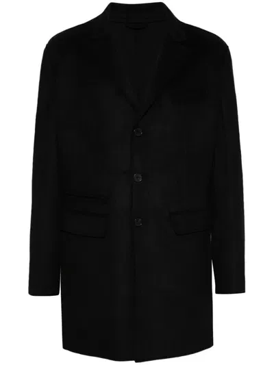 Karl Lagerfeld Single-breasted Coat In Black