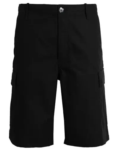 Kenzo Black Cotton Bermuda Shorts