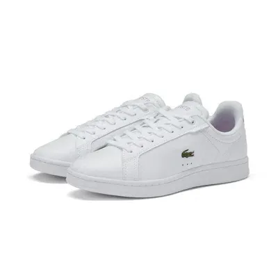 Lacoste T-clip Leather Sneakers In White