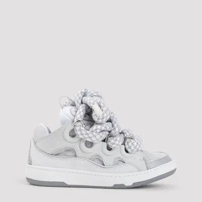 Lanvin Curb Sneakers In White