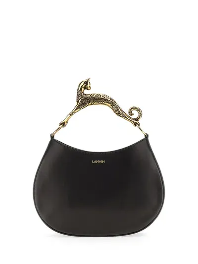 Lanvin Hobo Bag Cat In White