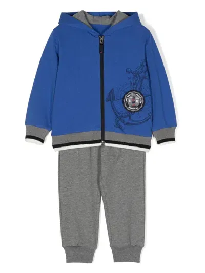 Lapin House Kids' Patch-detailing Tracksuit In Blue