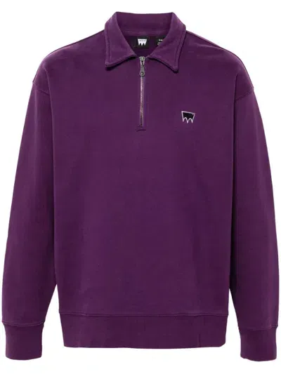 Levi's Logo-embroidered Sweatshirt In Purple