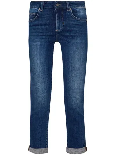 Liu •jo High-rise Flared Jeans In Blue