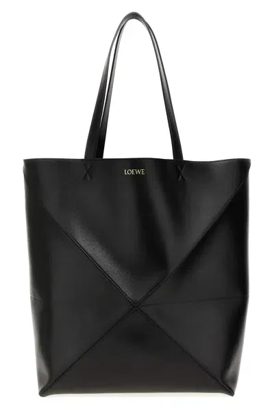 Loewe Men Shopping 'large Puzzle Fold' In Black