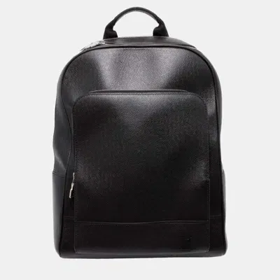 Pre-owned Louis Vuitton Black Taiga Leather Adrian Backpack