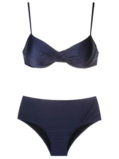 Lygia & Nanny Veronica Two-piece Bikini Set In Blue