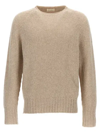 Ma'ry'ya Beige Crew-neck Sweater