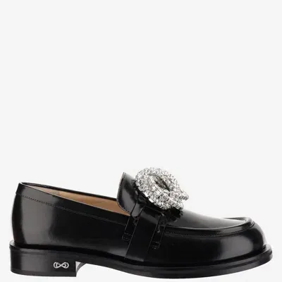 Mach &amp; Mach Galaxy Loafers In Black