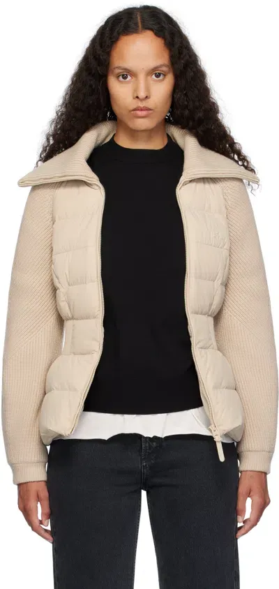 Mackage Beige Foxy Down Jacket In C0281 Trench