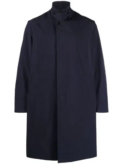 Mackintosh Newington Mid-length Coat In Blue