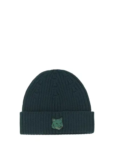 Maison Kitsuné Bold Fox Head Beanie