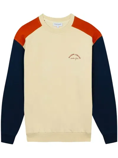 Maison Labiche Ledru Organic-cotton Sweatshirt In Neutrals