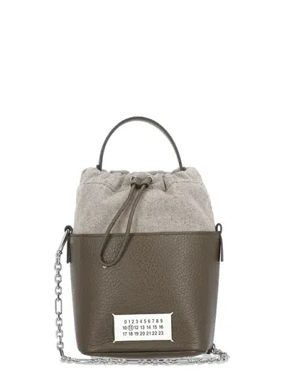 Maison Margiela 5ac Bucket Bag In Brown