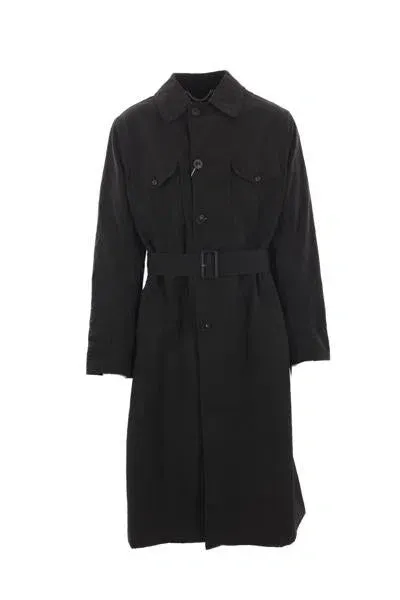 Maison Margiela Coats In Black