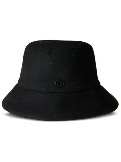 Maison Michel Fredo Bucket Hat In Black