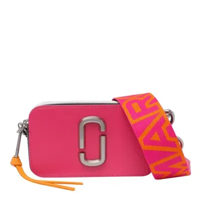 Marc Jacobs The Snapshot Crossbody Bag In Hot Pink/multi