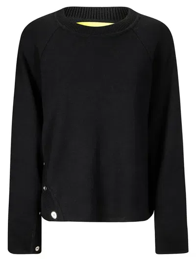 Marques' Almeida Marques'almeida Deconstructed Knitted Jumper In Black