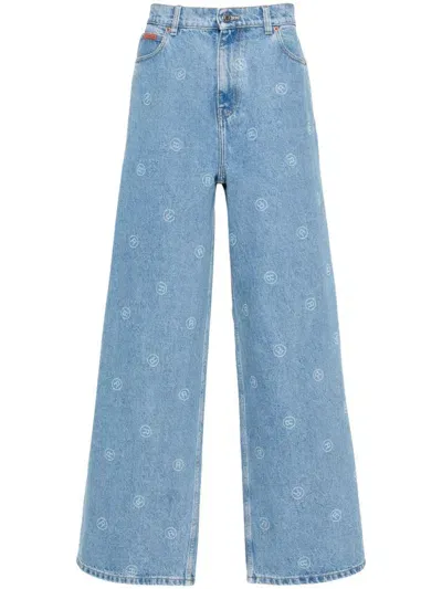 Martine Rose Jeans Mit Weitem Bein In Blau