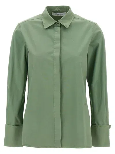 Max Mara Francia Shirt In Green