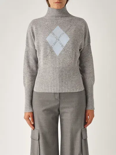 Max Mara Nuccia Sweater In Gray