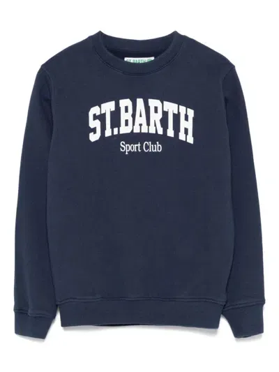 Mc2 Saint Barth Kids' Hutton Sweatshirt In Blue