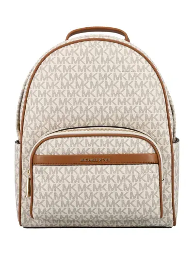 Michael Kors Bex Md Backpack In Vanilla/acrn