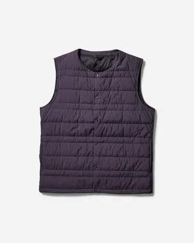 Mizuno Bt Compact Lightweight Down Vest Midnight Plum In Purple