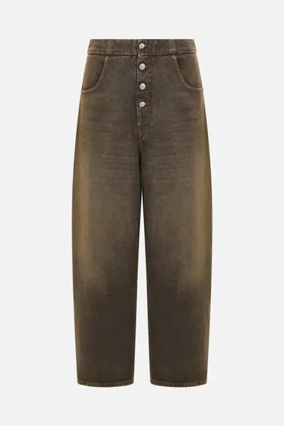 Mm6 Maison Margiela Jeans In Brown