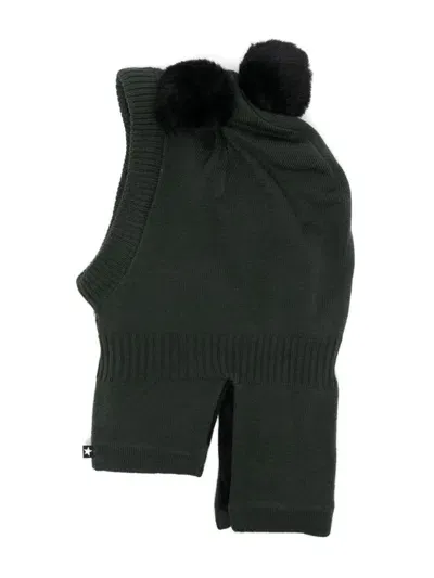 Molo Kids' Kado Balaclava In Green