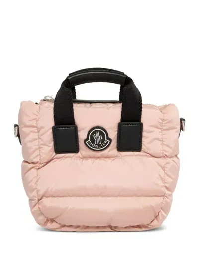 Moncler Mini Caradoc Tote Bag In Pink