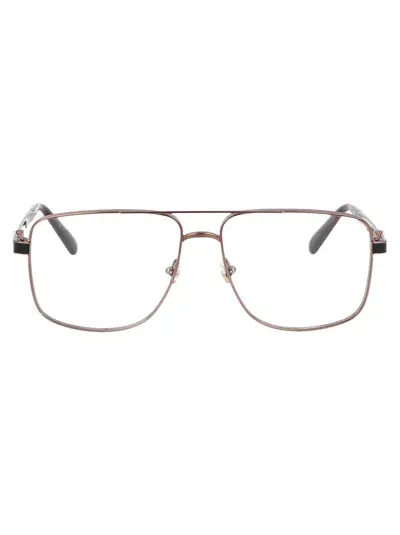 Moncler Pilot Frame Glasses In Gold