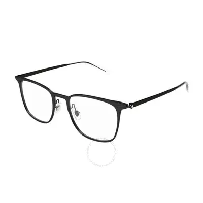 Montblanc Square-frame Glasses In Schwarz