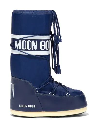 Moon Boot Kids Icon Junior Boots In Blue