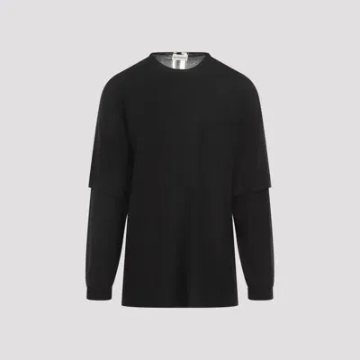 Mordecai Double Layer Sweater Fresco In Black