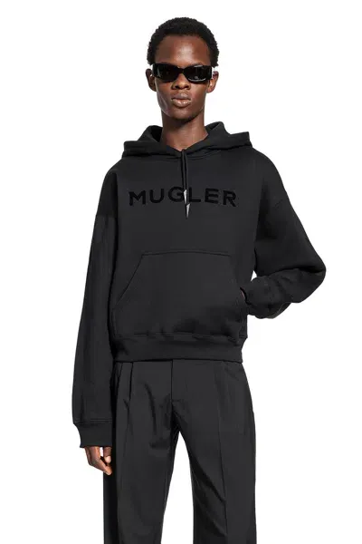 Mugler Man Black Sweatshirts