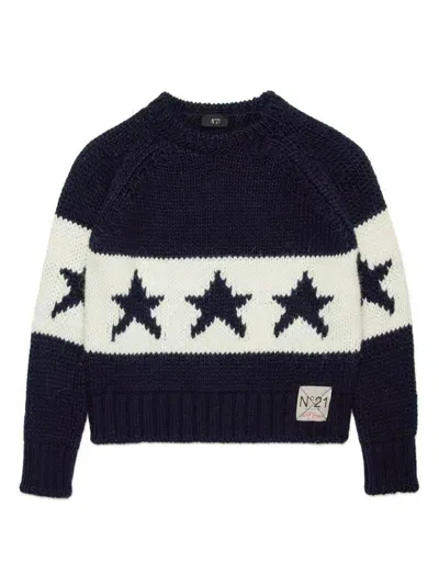 N°21 Kids'  Sweaters Blue