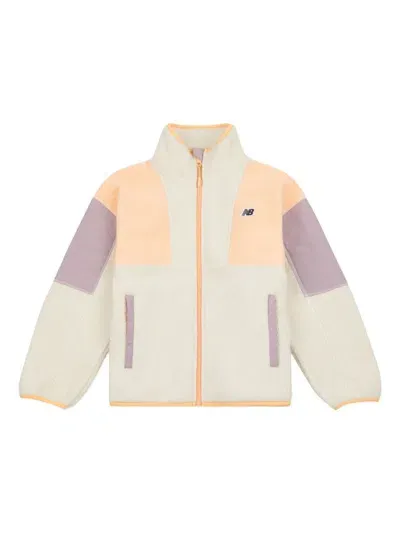 New Balance Kids' Borg Fleece Jacket In Neutrals