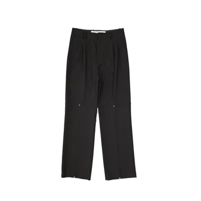 Off-white Cotton Pants In Black