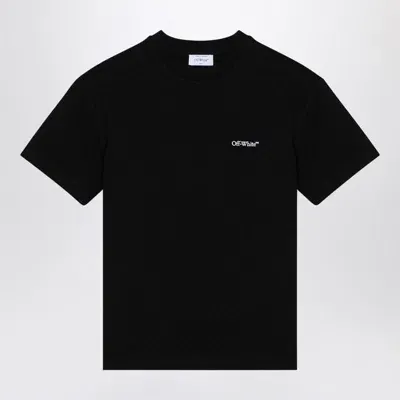 Off-white Off White™ Black Cotton Crew Neck T Shirt