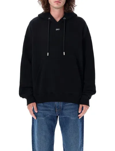 Off-white Off-stamp Skate Hoodie In Black