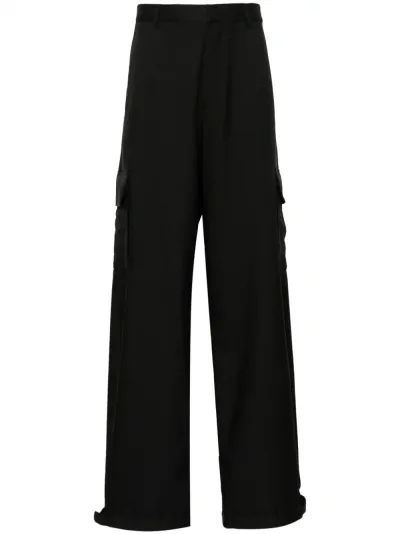 Off-white Pantalone Cargo Ow In Black