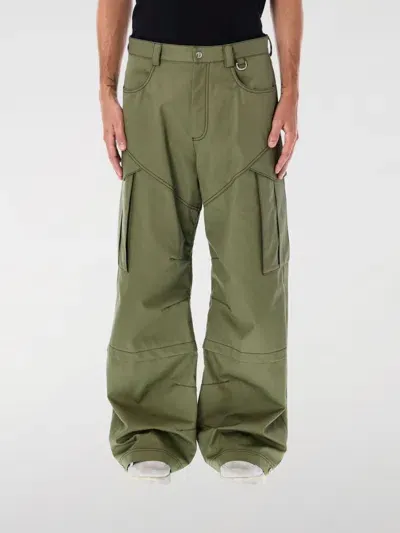 Off-white Pants  Men Color Military